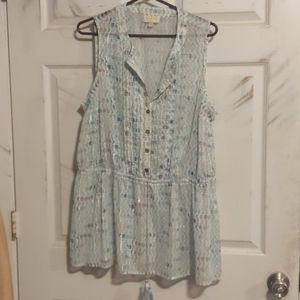 Moon Phase Tunic Blouse